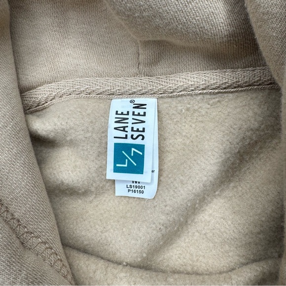 Tan Sweatshirt with 'Love Never Fails' Design Size Medium - Picture 5 of 10